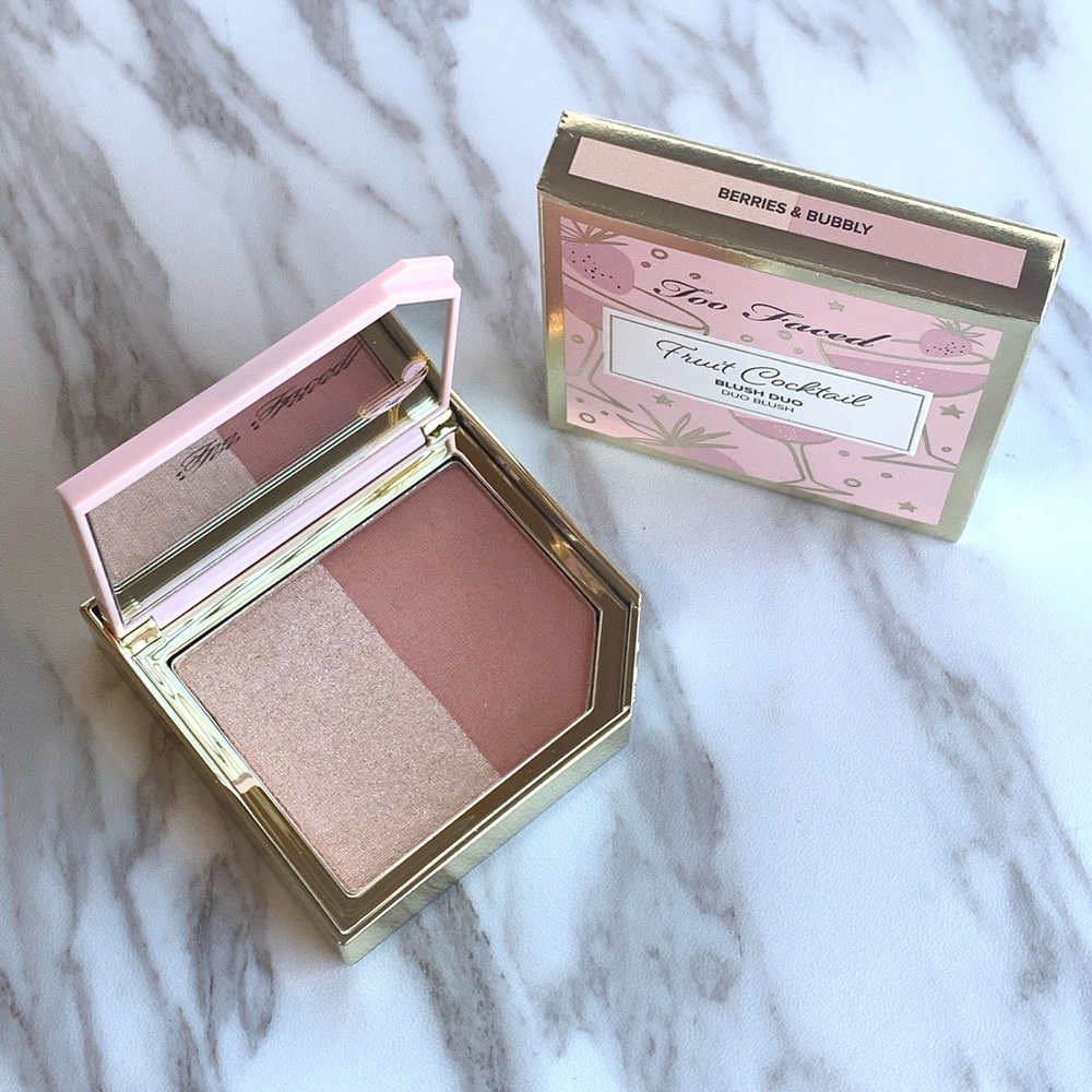 Too Faced Fruit Cocktails Blush Duo Berries Scented
